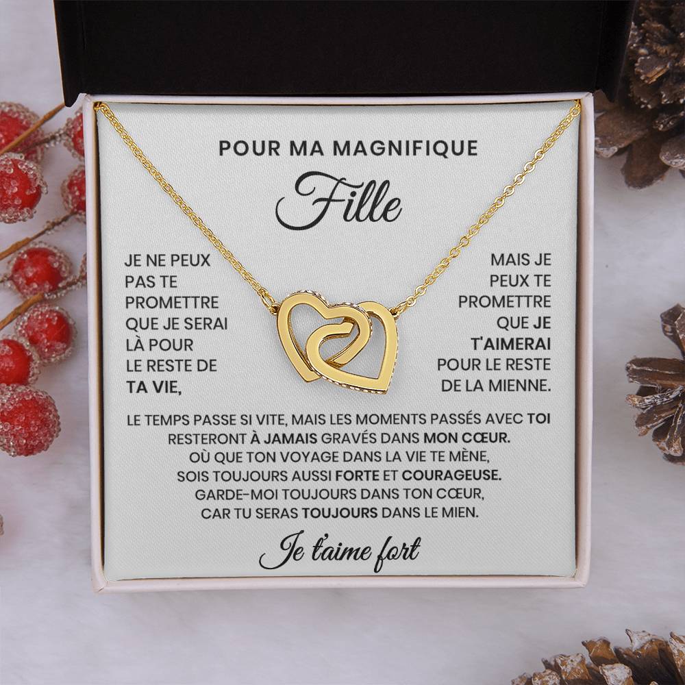 Collier Pour Ma Fille - Tu seras toujours dans mon cœur