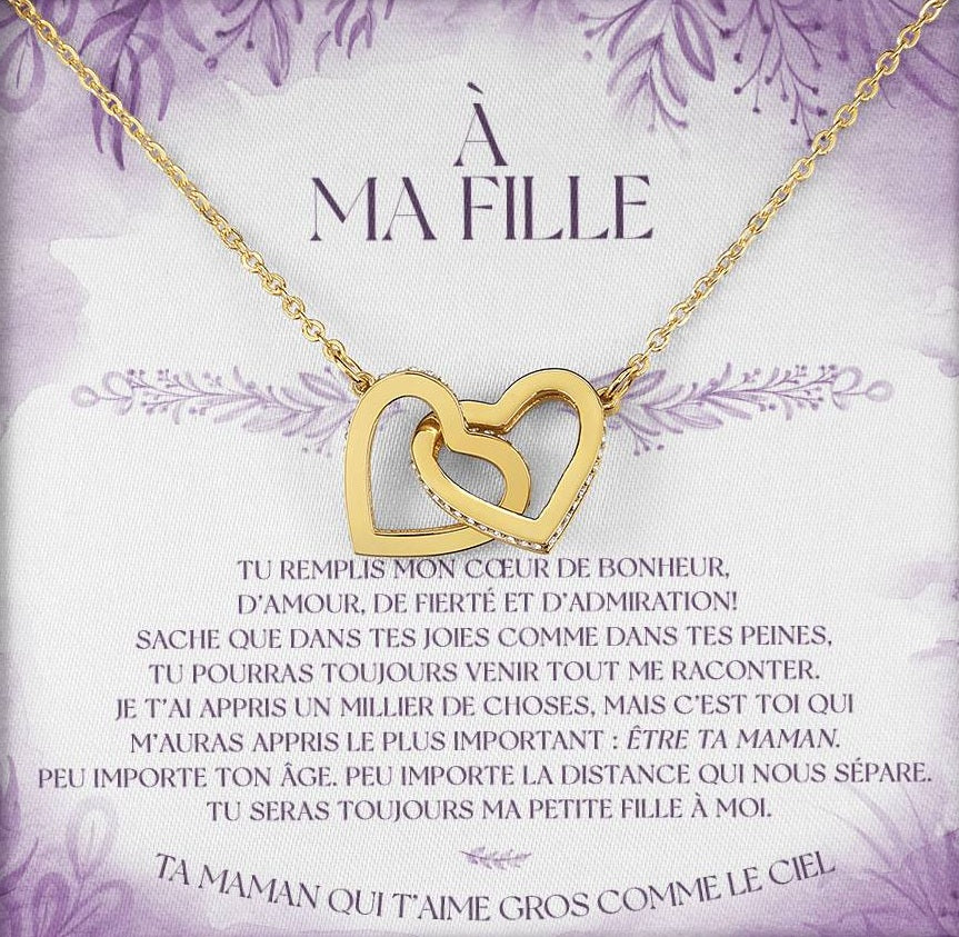 Collier Pour Ma Fille  - Tu remplis mon coeur de bonheur