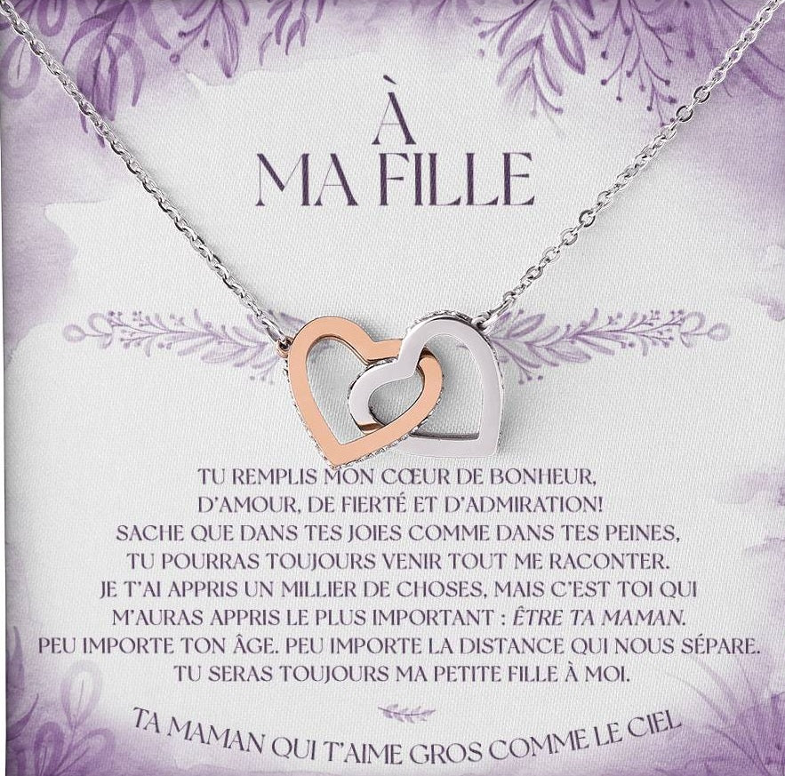 Collier Pour Ma Fille  - Tu remplis mon coeur de bonheur