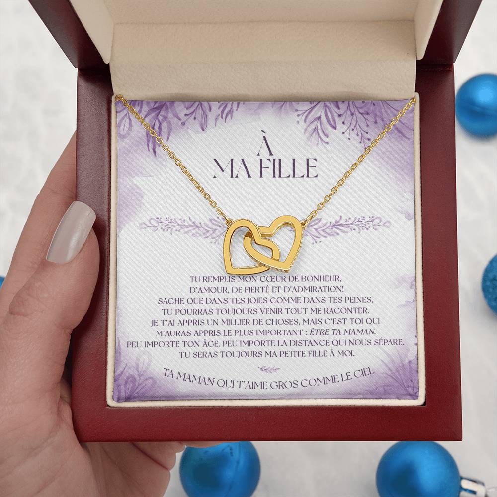 Collier Pour Ma Fille  - Tu remplis mon coeur de bonheur