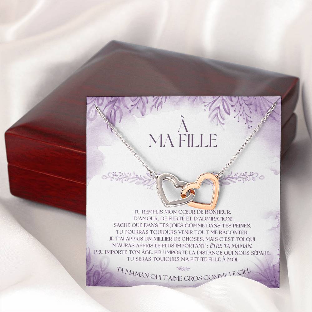 Collier Pour Ma Fille  - Tu remplis mon coeur de bonheur