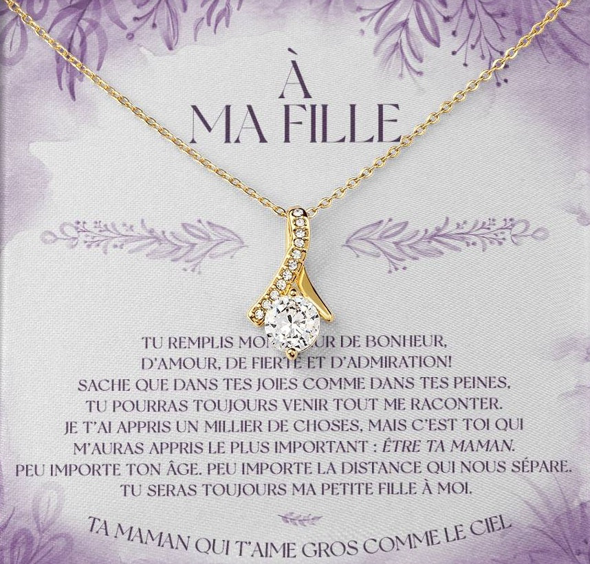 Collier Pour Ma Fille  - Tu remplis mon coeur de bonheur