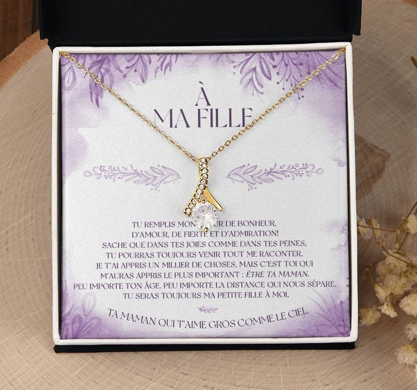 Collier Pour Ma Fille  - Tu remplis mon coeur de bonheur