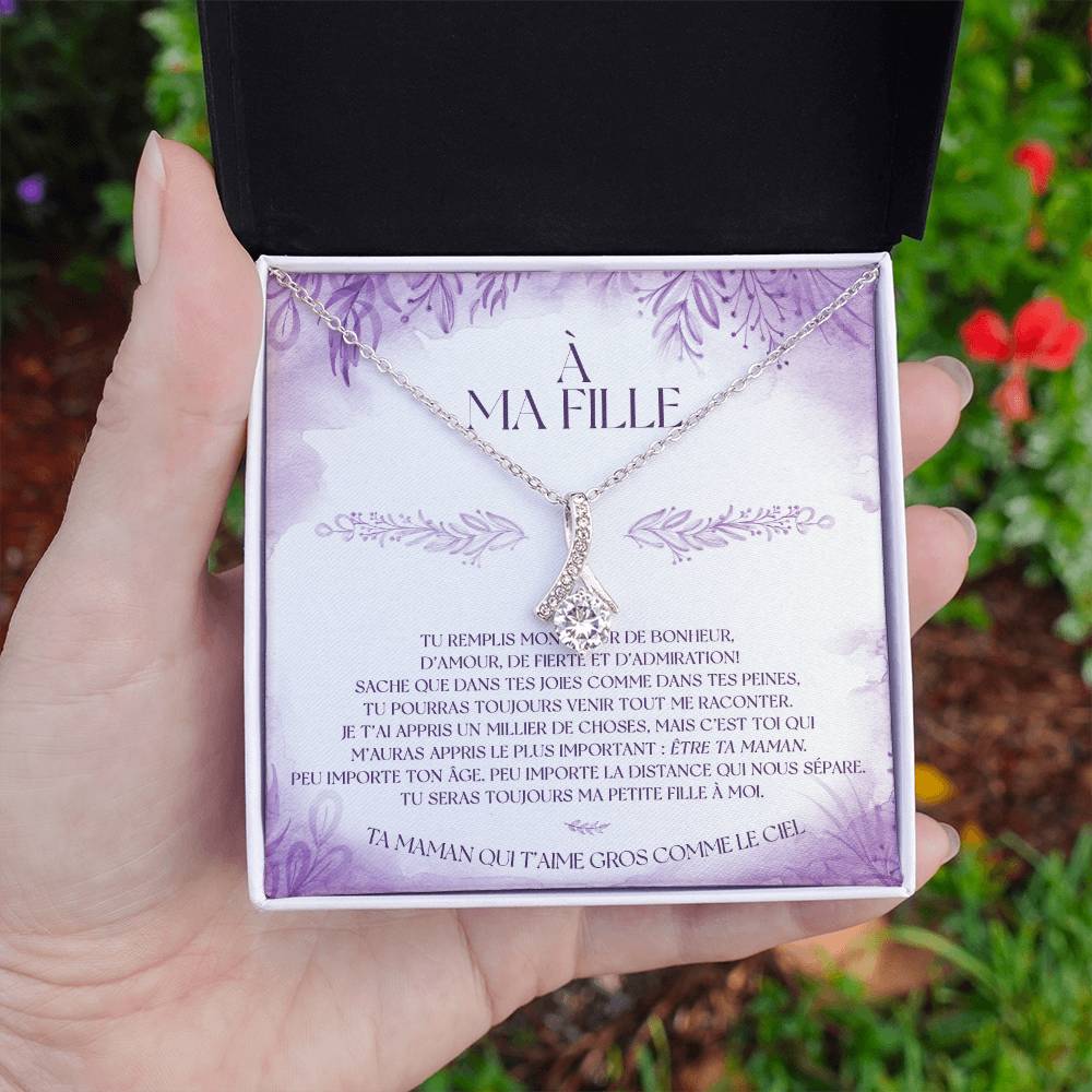 Collier Pour Ma Fille  - Tu remplis mon coeur de bonheur