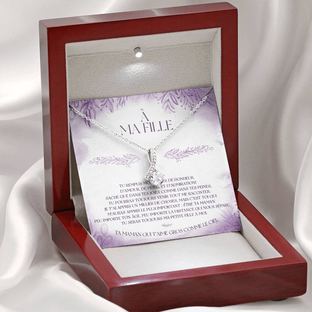 Collier Pour Ma Fille  - Tu remplis mon coeur de bonheur