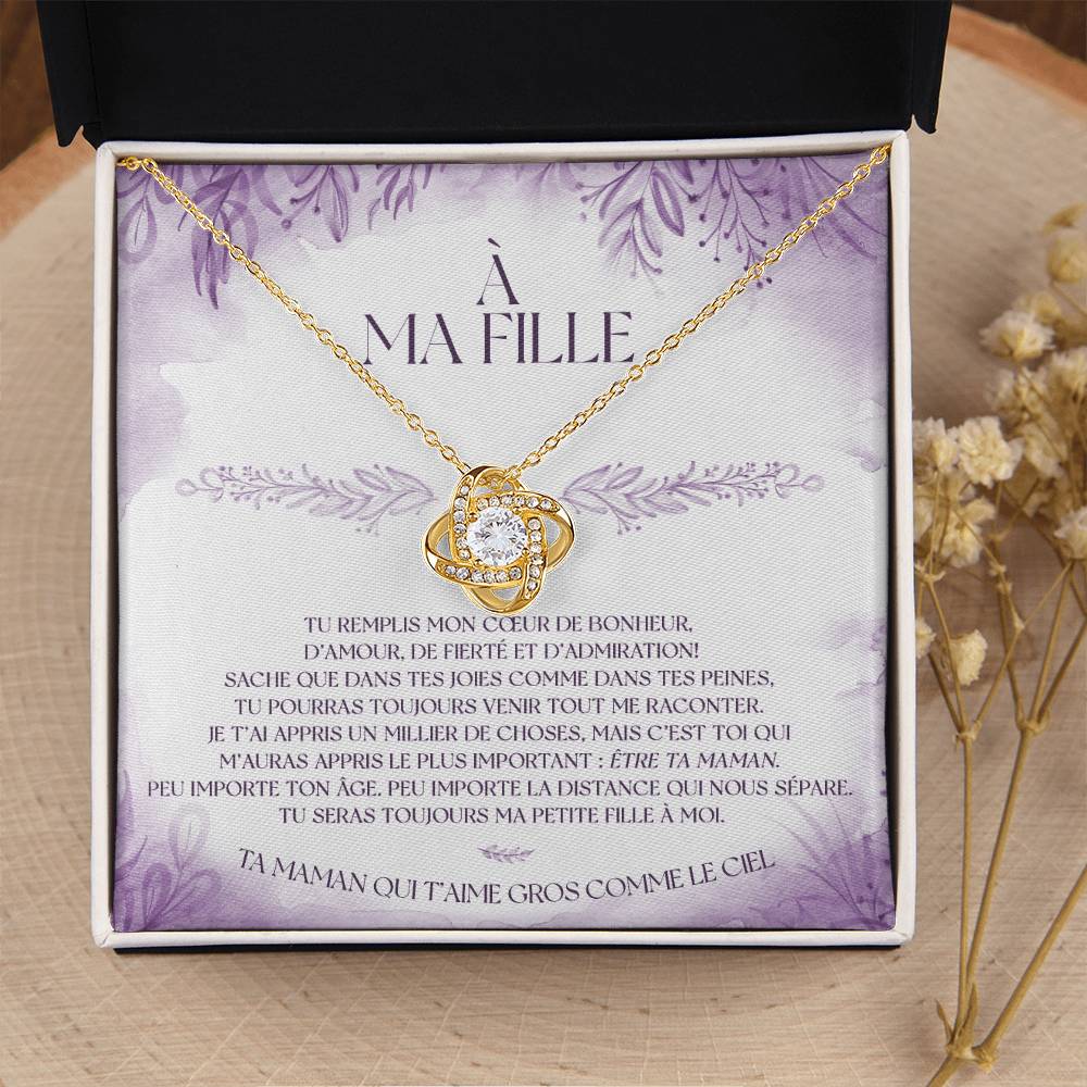 Collier Pour Ma Fille  - Tu remplis mon coeur de bonheur
