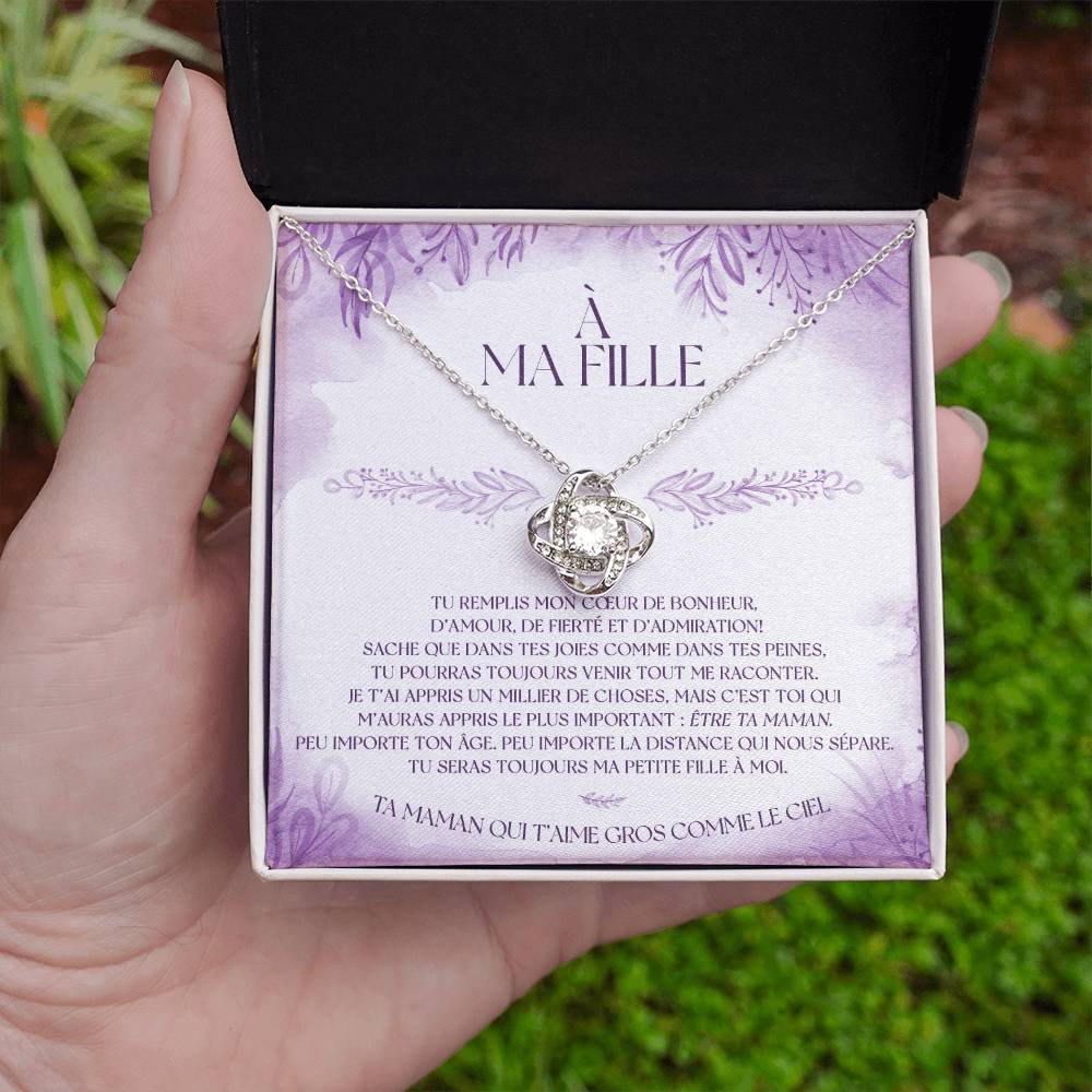 Collier Pour Ma Fille  - Tu remplis mon coeur de bonheur