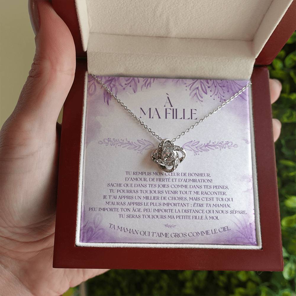 Collier Pour Ma Fille  - Tu remplis mon coeur de bonheur
