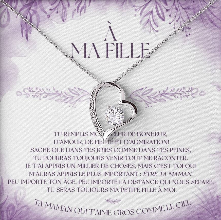 Collier Pour Ma Fille  - Tu remplis mon coeur de bonheur