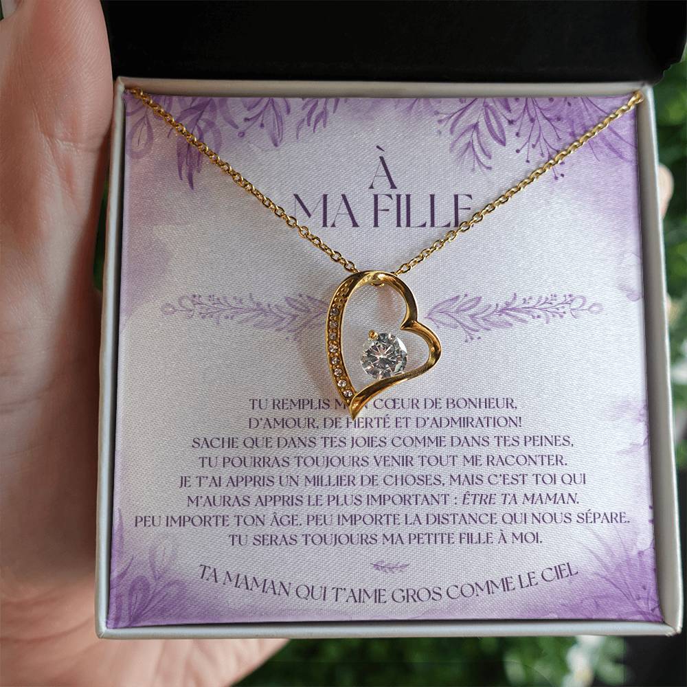 Collier Pour Ma Fille  - Tu remplis mon coeur de bonheur