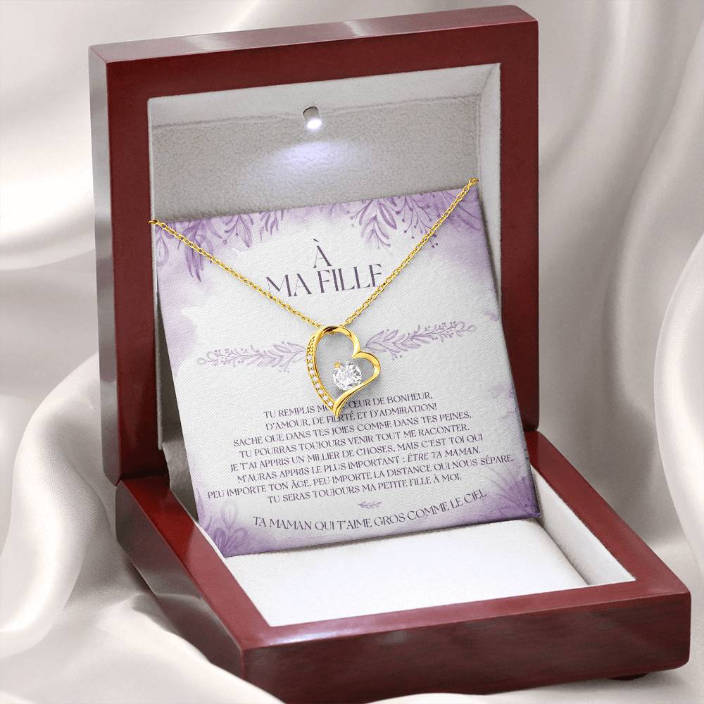 Collier Pour Ma Fille  - Tu remplis mon coeur de bonheur
