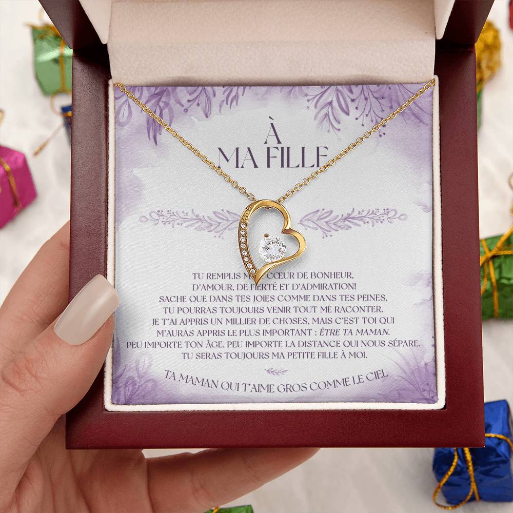 Collier Pour Ma Fille  - Tu remplis mon coeur de bonheur