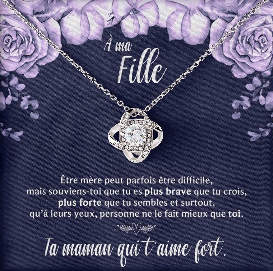 Collier Pour Ma Fille - Pour Une Nouvelle Maman