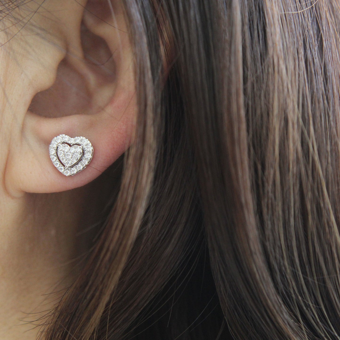 Boucles d'oreilles Cœur D'amour