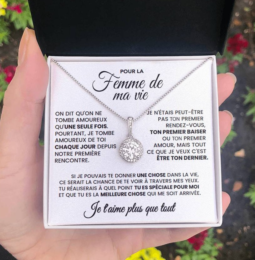 Collier Pour Mon Partenaire - Je t'aime Plus Que Tout