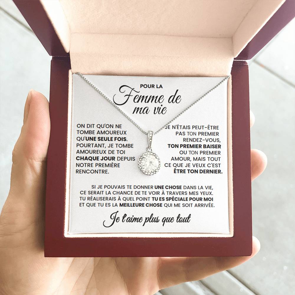 Collier Pour Mon Partenaire - Je t'aime Plus Que Tout