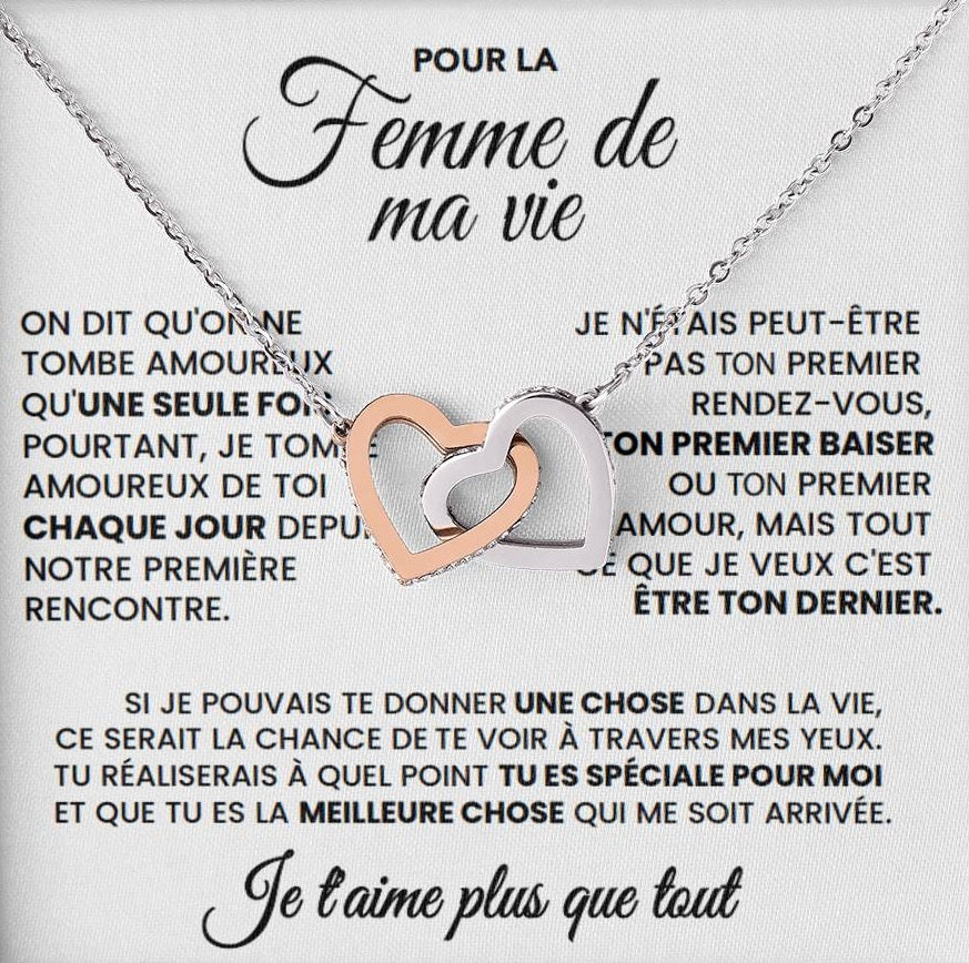 Collier Pour Mon Partenaire - Je t'aime Plus Que Tout