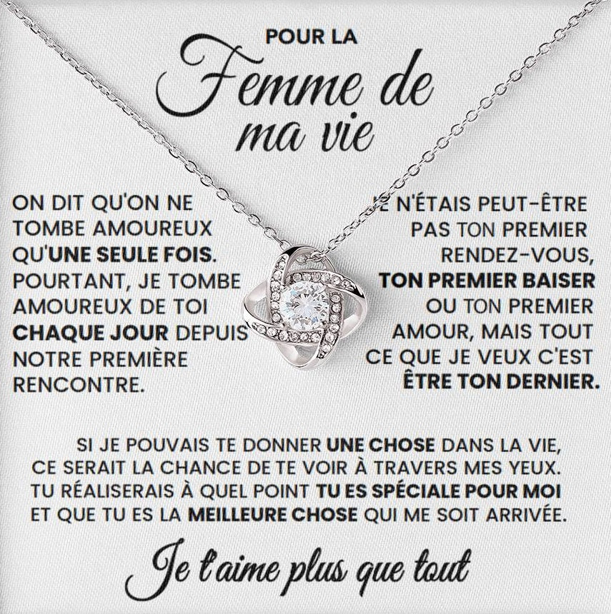 Collier Pour Mon Partenaire - Je t'aime Plus Que Tout