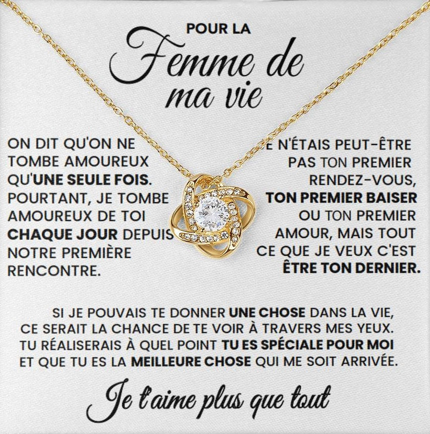 Collier Pour Mon Partenaire - Je t'aime Plus Que Tout