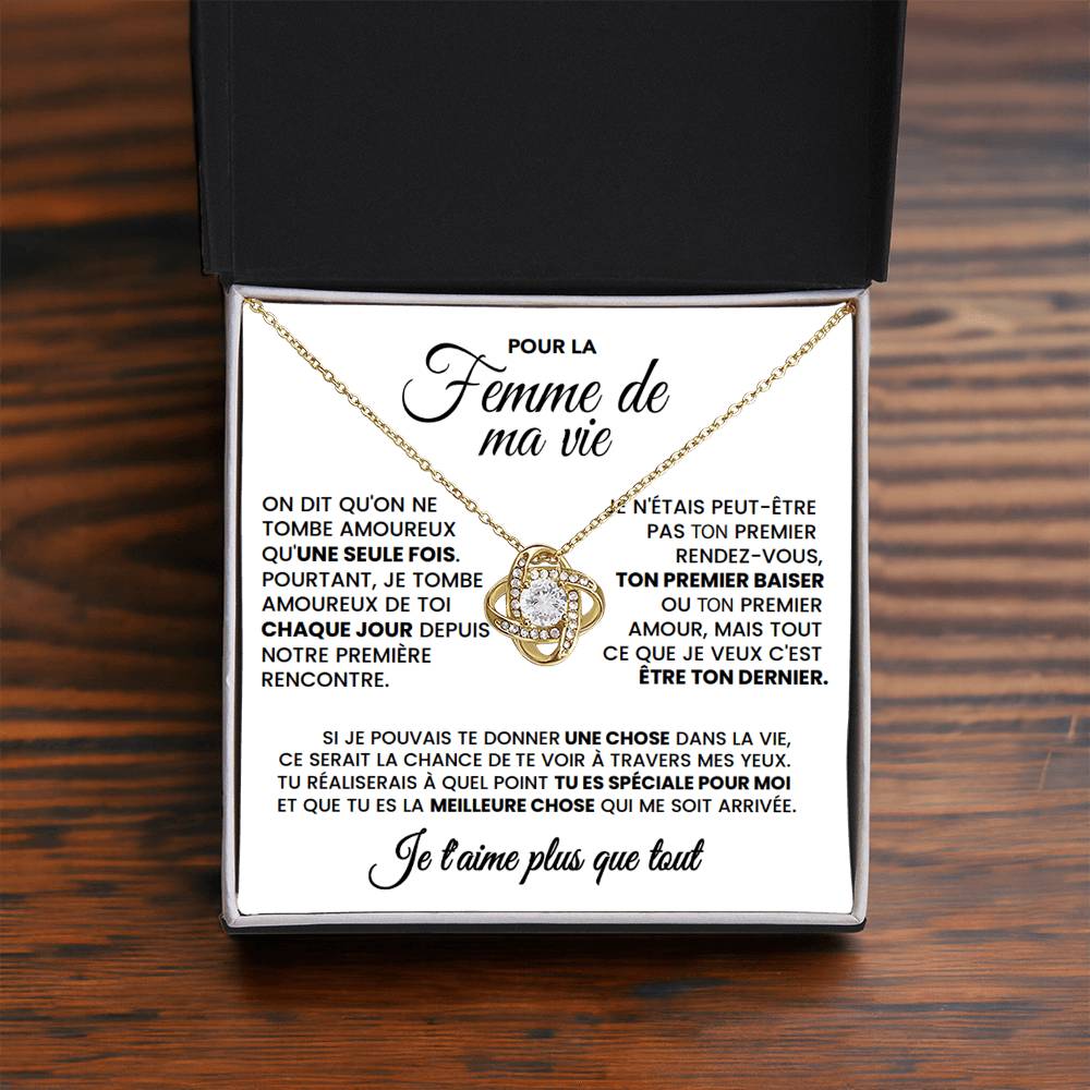 Collier Pour Mon Partenaire - Je t'aime Plus Que Tout