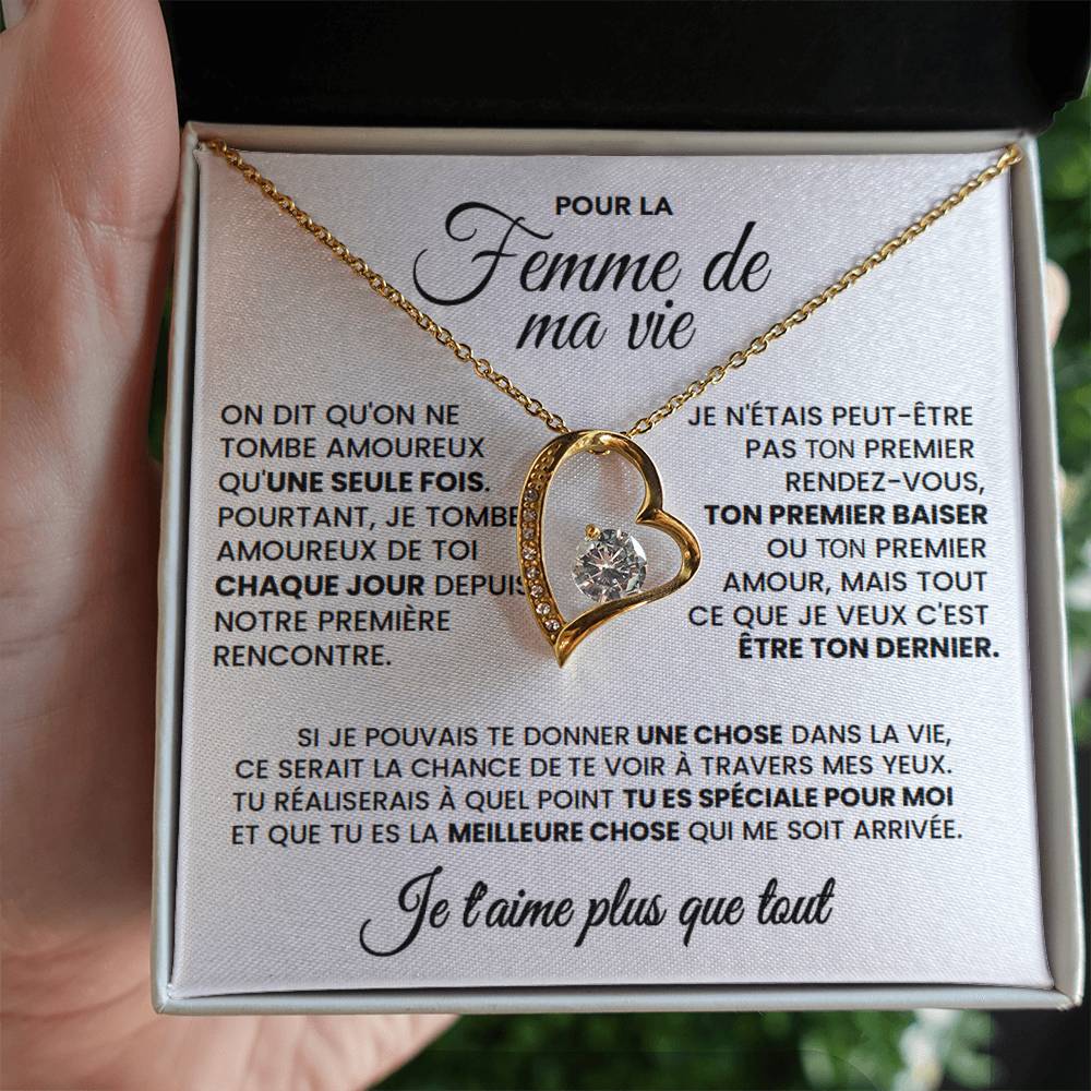Collier Pour Mon Partenaire - Je t'aime Plus Que Tout