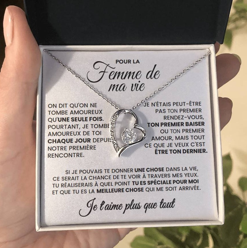 Collier Pour Mon Partenaire - Je t'aime Plus Que Tout