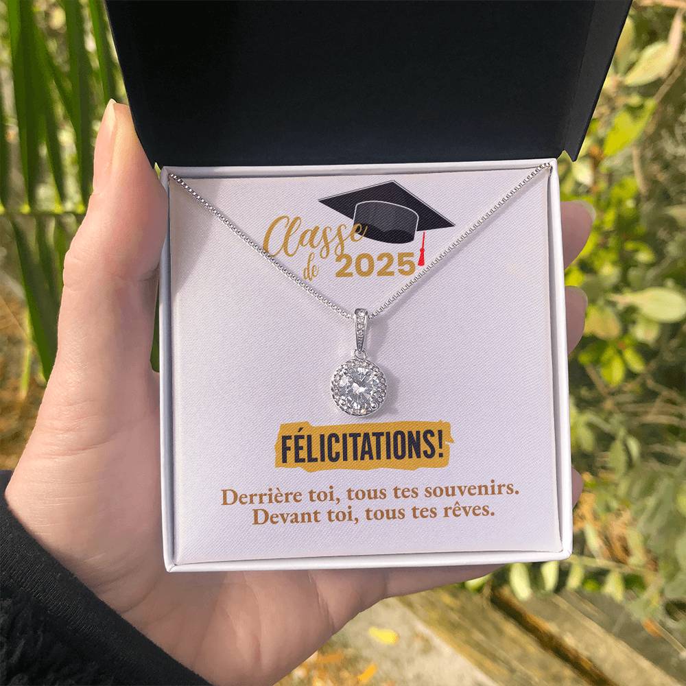 Félicitations! Graduation 2025 | Collier Amour Éternel