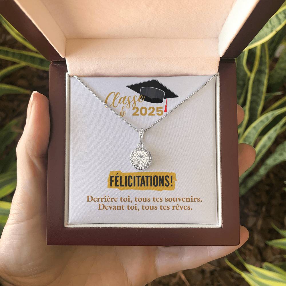 Félicitations! Graduation 2025 | Collier Amour Éternel