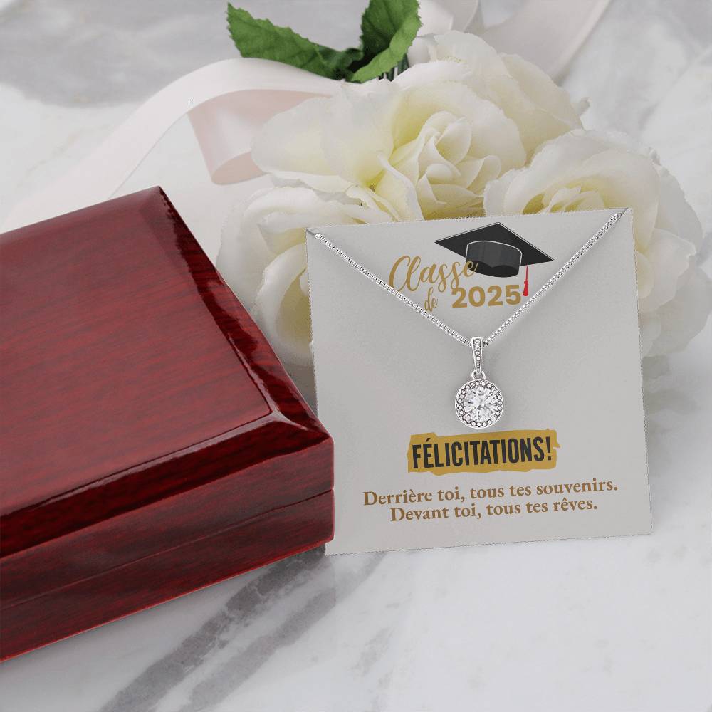 Félicitations! Graduation 2025 | Collier Amour Éternel