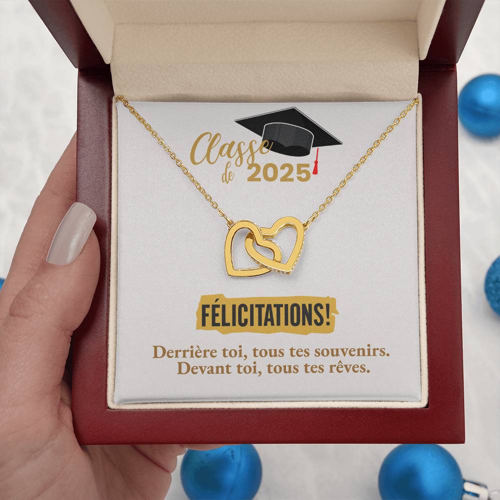 Félicitations! Graduation 2025 | Collier Amour Éternel