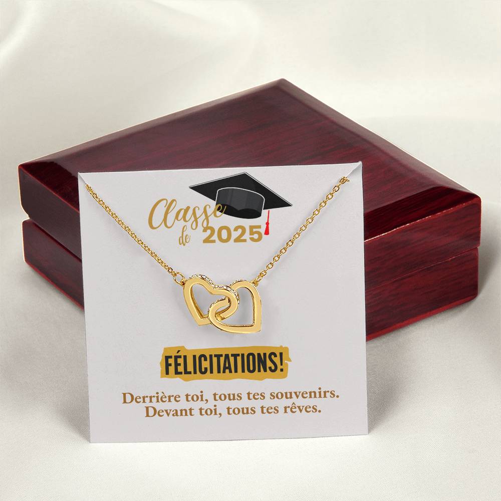 Félicitations! Graduation 2025 | Collier Amour Éternel