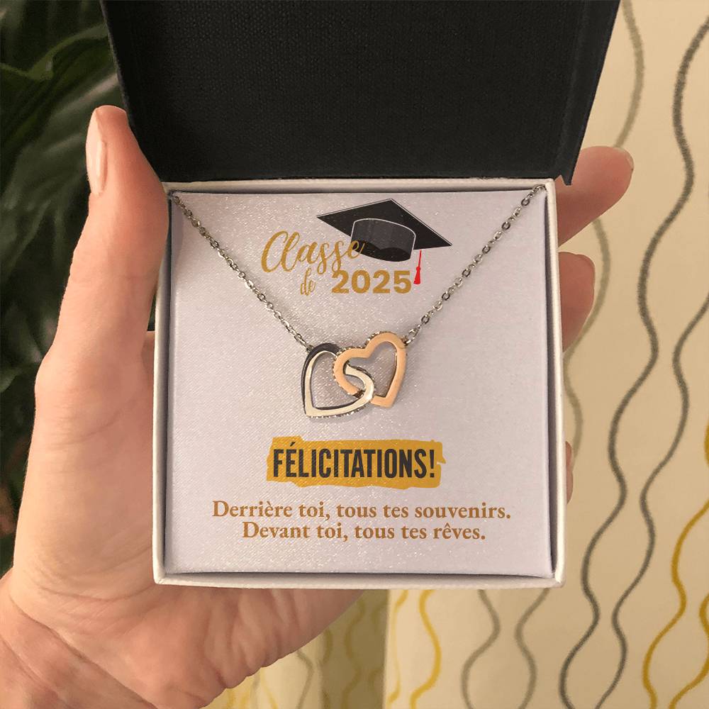 Félicitations! Graduation 2025 | Collier Amour Éternel