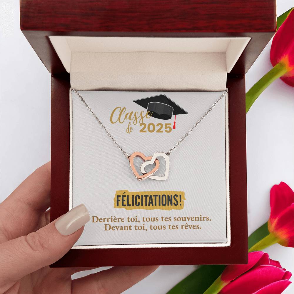 Félicitations! Graduation 2025 | Collier Amour Éternel