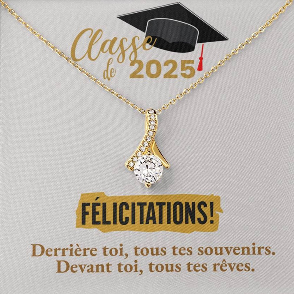 Félicitations! Graduation 2025 | Collier Amour Éternel