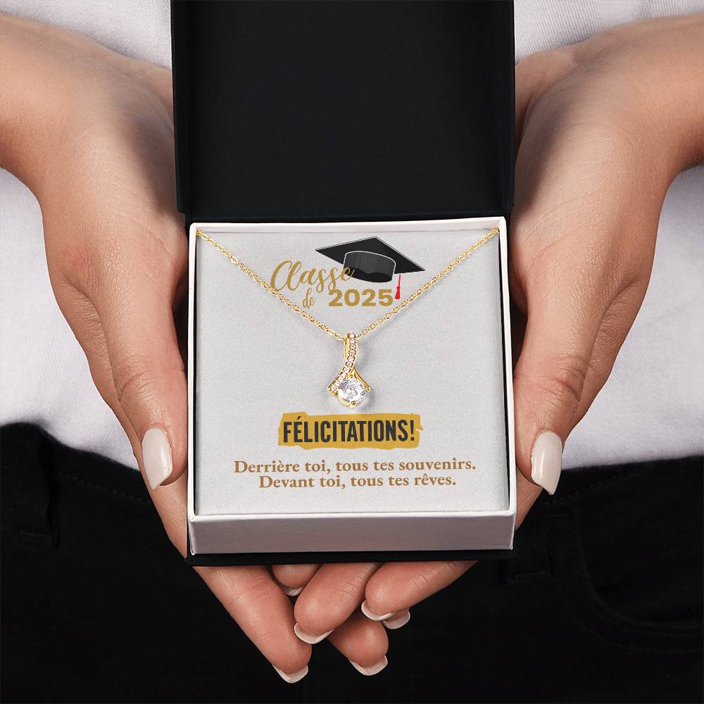 Félicitations! Graduation 2025 | Collier Amour Éternel
