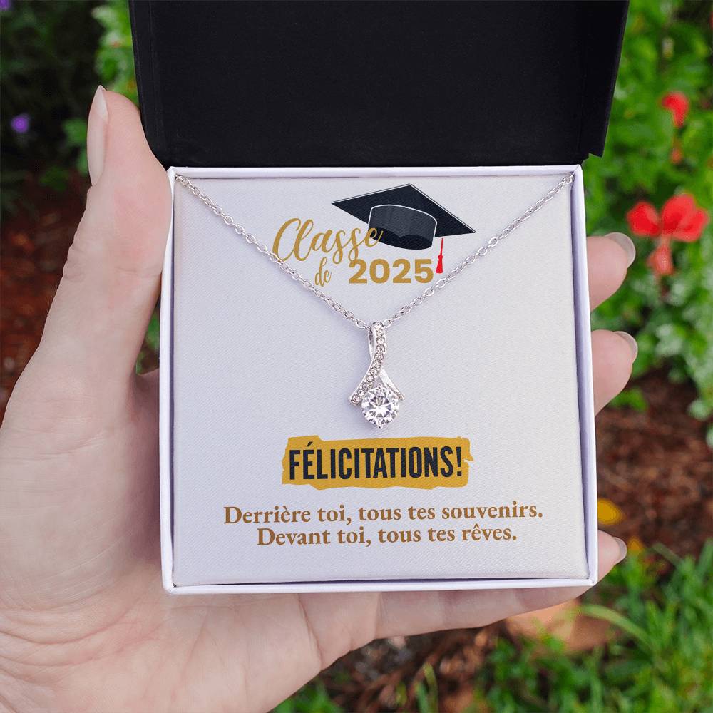 Félicitations! Graduation 2025 | Collier Amour Éternel