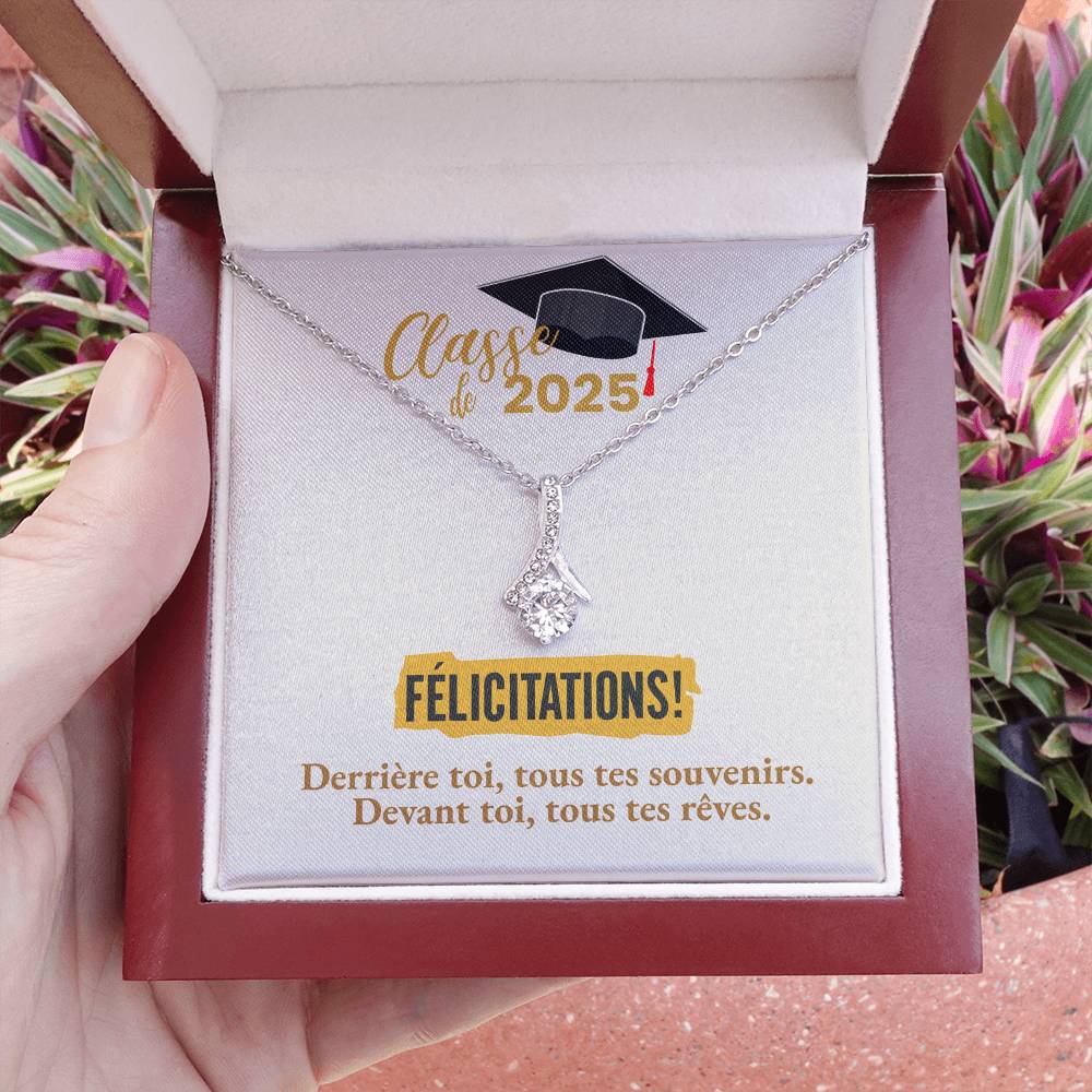 Félicitations! Graduation 2025 | Collier Amour Éternel