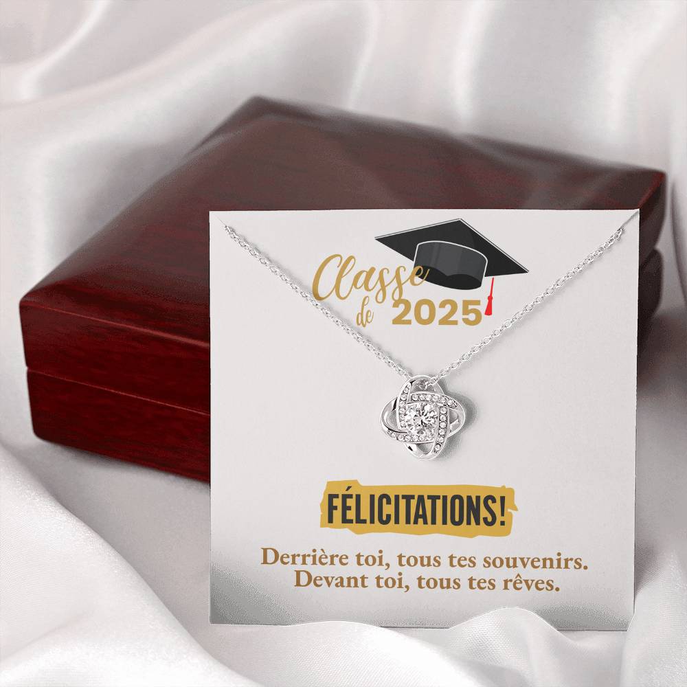 Félicitations! Graduation 2025 | Collier Amour Éternel