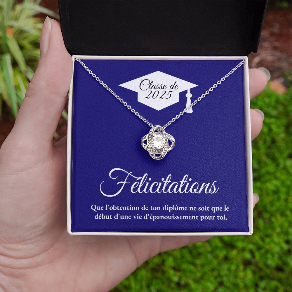 Félicitations - Collier Noeud d'Amour