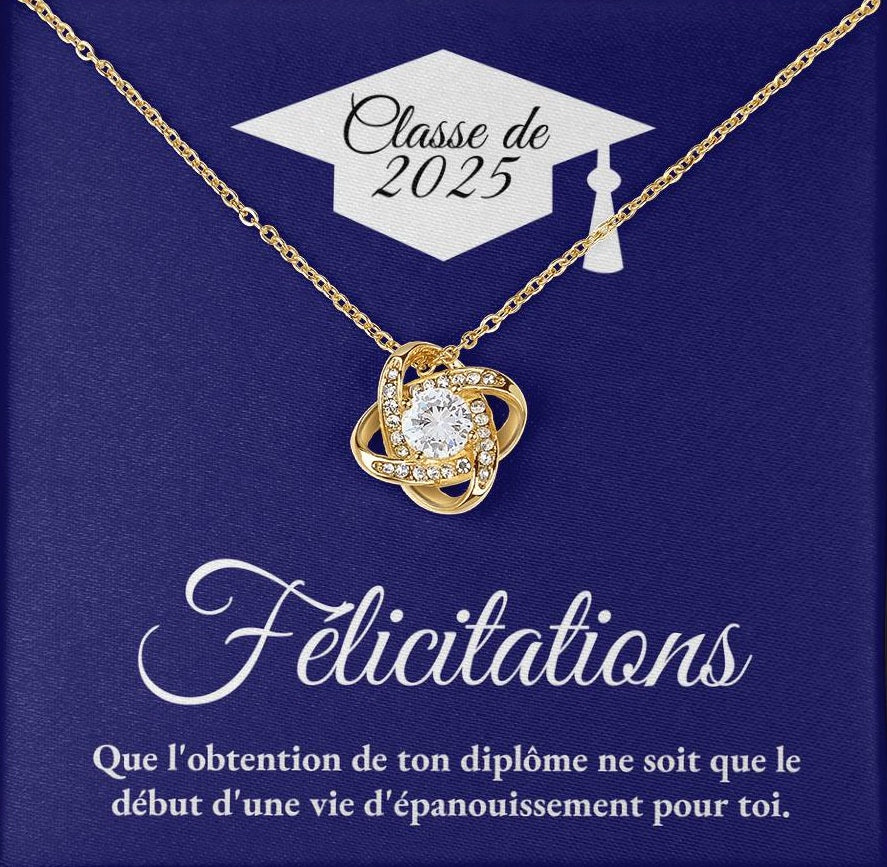Félicitations - Collier Noeud d'Amour