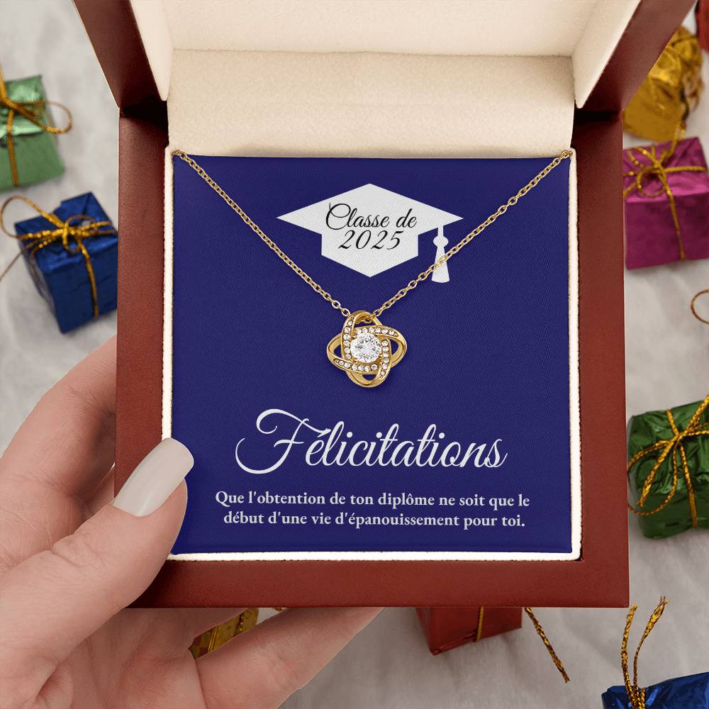 Félicitations - Collier Noeud d'Amour
