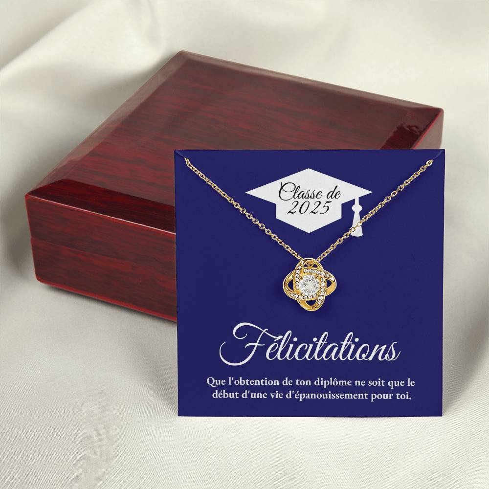 Félicitations - Collier Noeud d'Amour