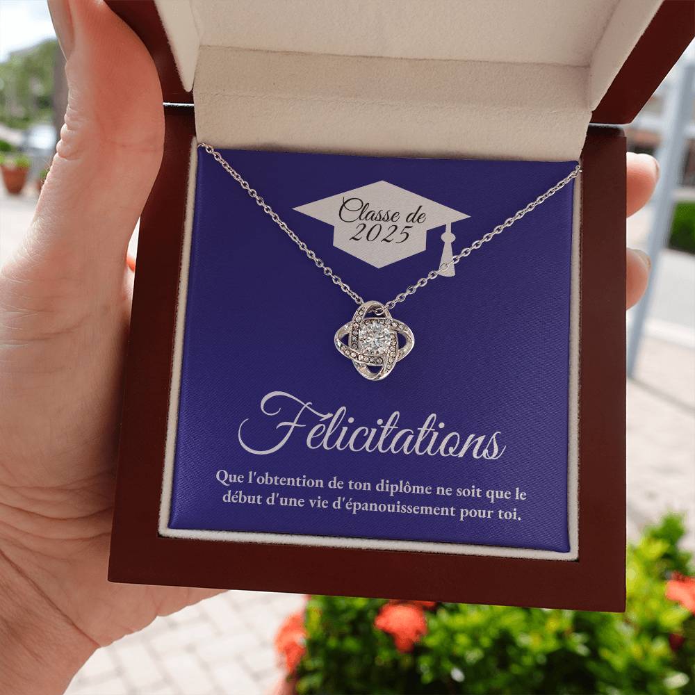 Félicitations - Collier Noeud d'Amour