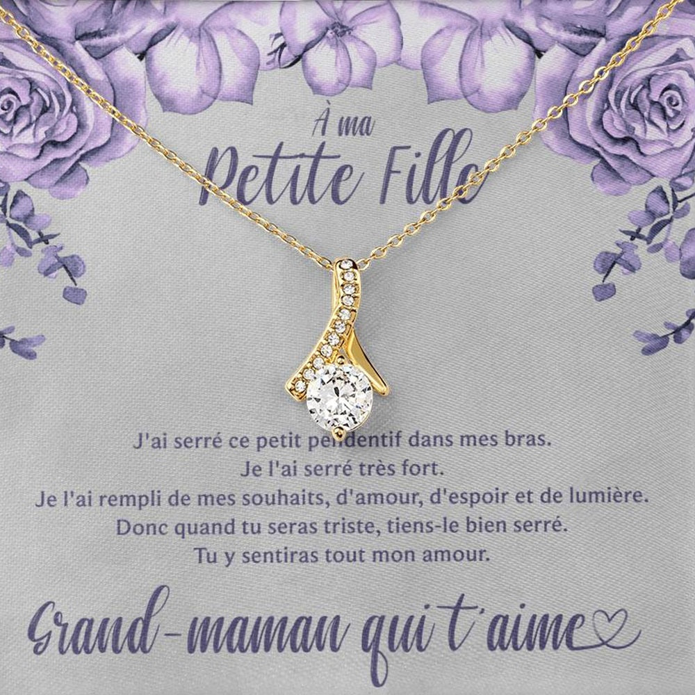 Collier petite-fille - Grand-maman qui t'aime