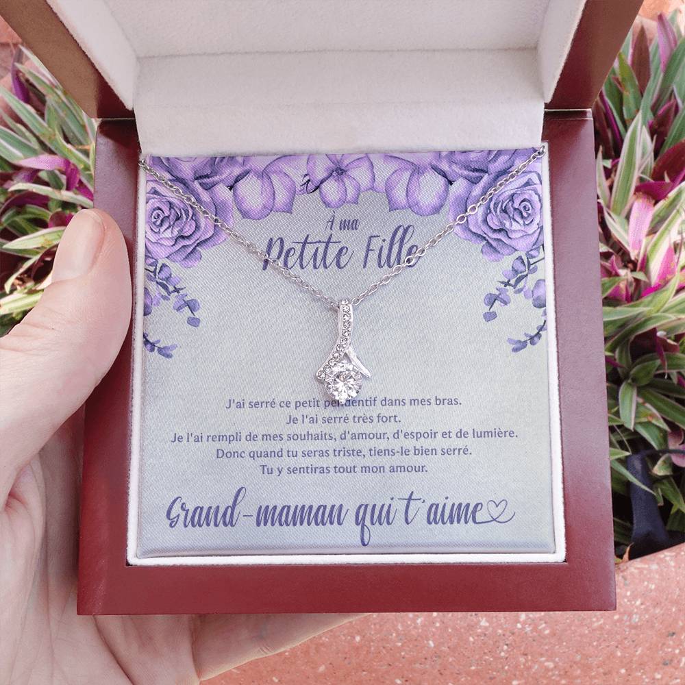 Collier petite-fille - Grand-maman qui t'aime