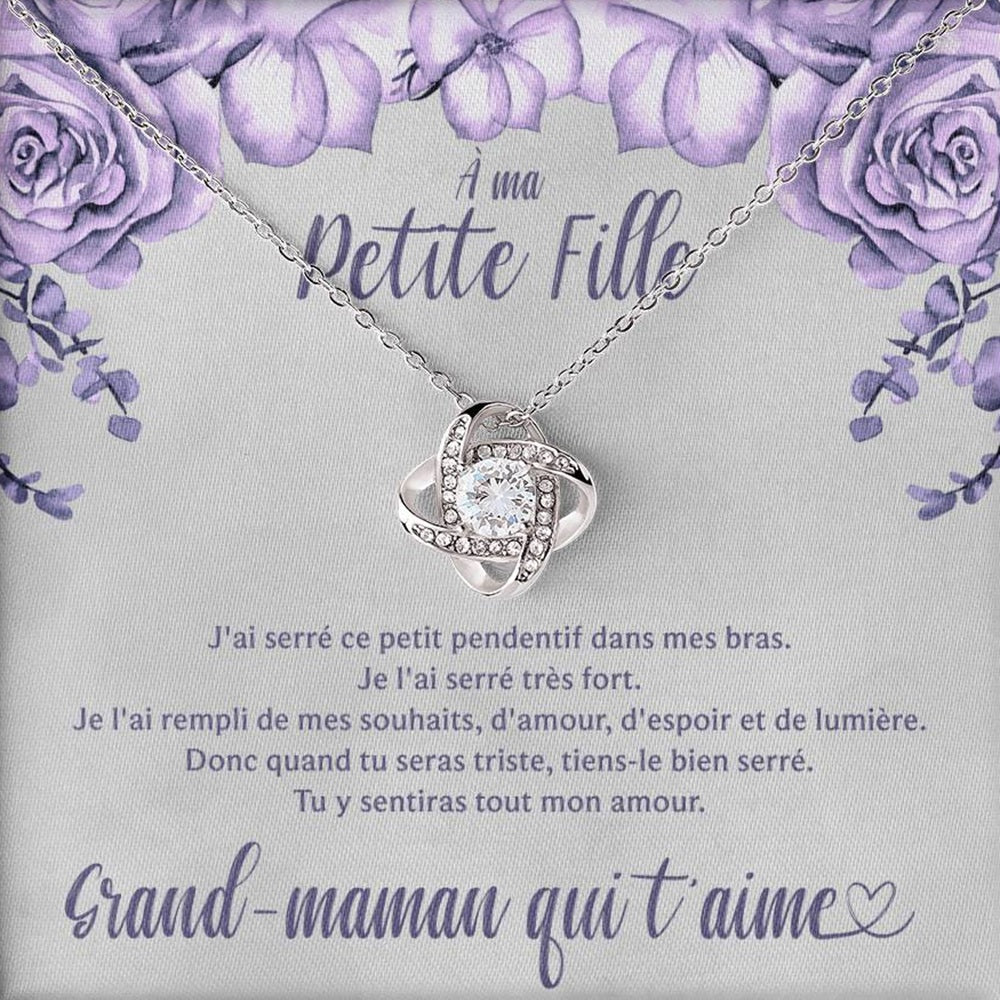 Collier petite-fille - Grand-maman qui t'aime