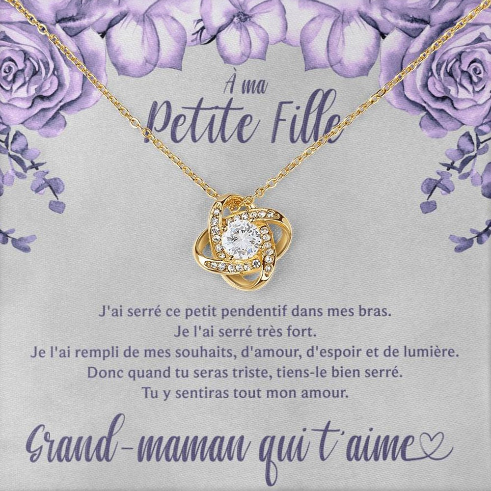 Collier petite-fille - Grand-maman qui t'aime