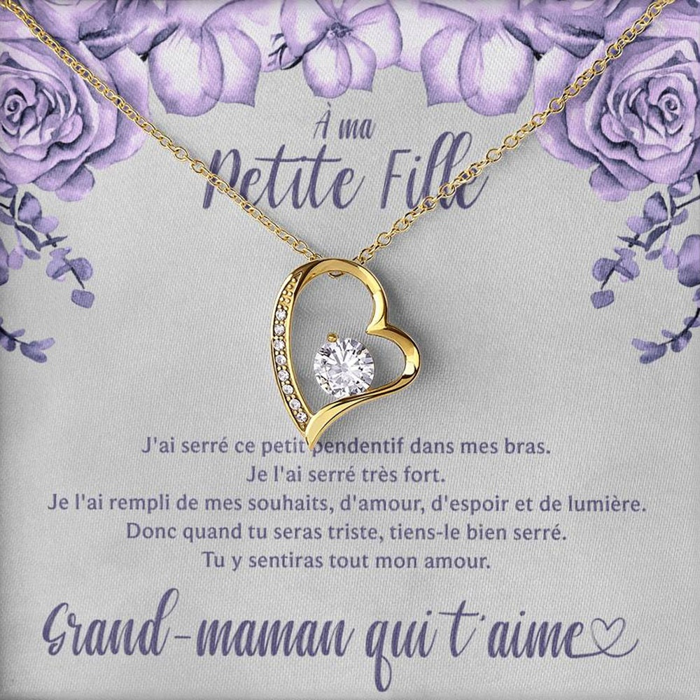 Collier petite-fille - Grand-maman qui t'aime