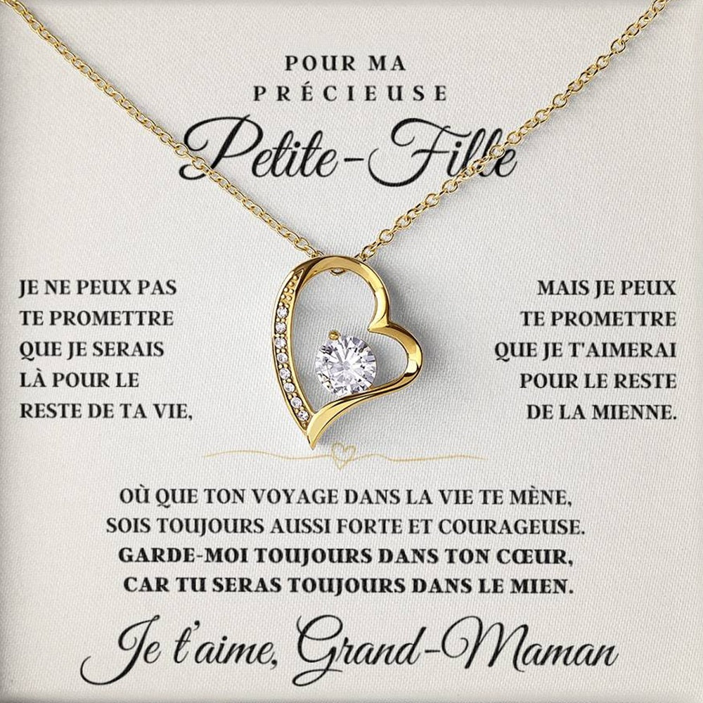 Collier petite-fille - Garde-moi dans ton cœur