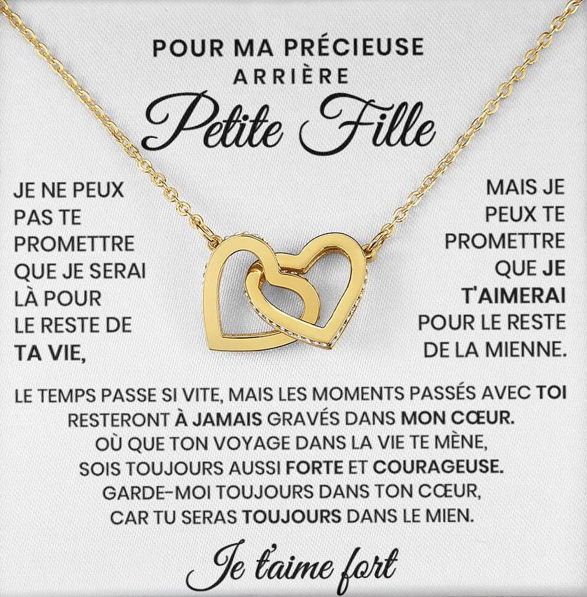 Collier pour arrière-petite-fille - Pour ma précieuse petite fille
